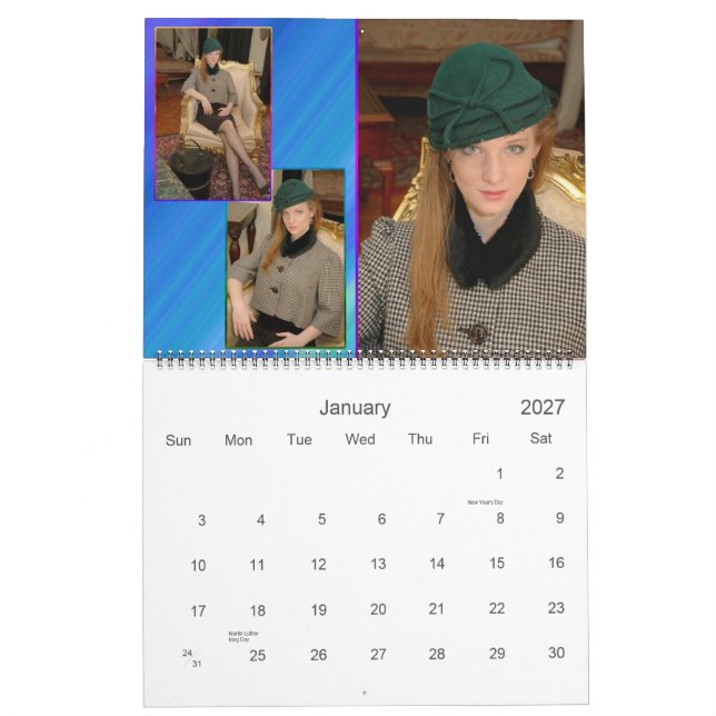 Calendário 2008 Raparigas de Swing Calendar (Jan 2027)