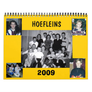 Calendário 2009 de Hoefleins