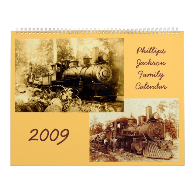 Calendário 2009 de Phillips Jackson (Capa)