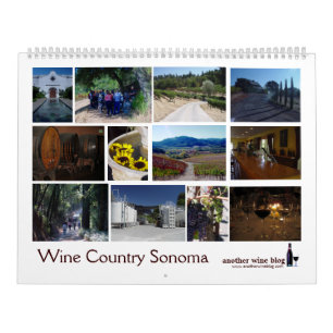 Calendário 2009 de Sonoma da região vinícola (AWB)