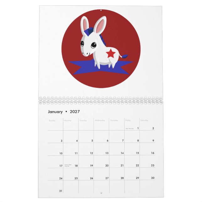 Calendário 2009 dos biscoitos de soro de leite (Jan 2027)