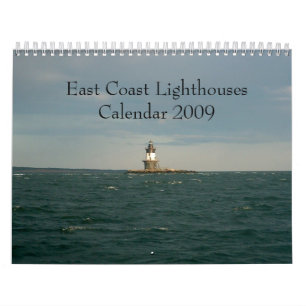 Calendário 2009 dos faróis da costa leste