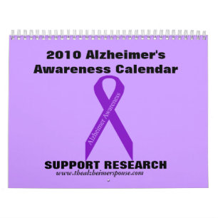 Calendário 2010 da consciência de Alzheimer…