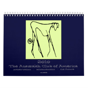 Calendário 2010 de Azawakh