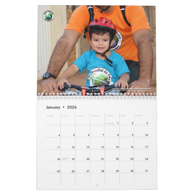 Calendário 2010 do dia da raiva do mundo (Jan 2026)