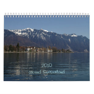Calendário 2010 em torno da suiça