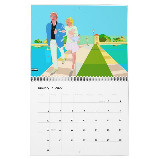 Calendário 2010 ilustrado pelo nerosunero (Jan 2027)