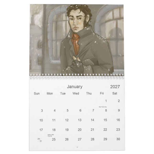 Calendário 2010: Um ano em Camis (Jan 2027)