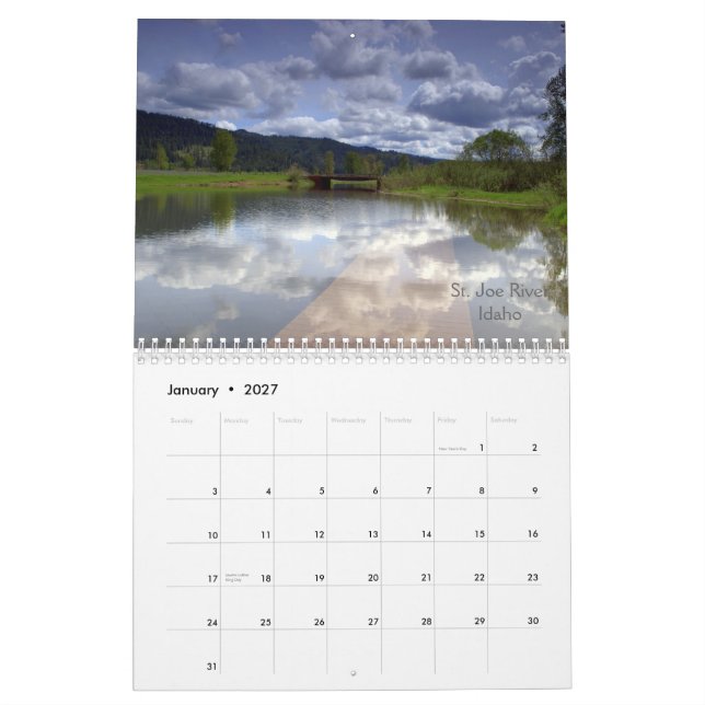Calendário 2011 (Jan 2027)