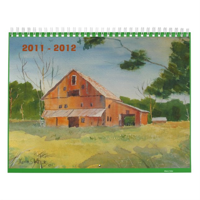 calendário 2011 - 2012 pelo telhador de Kevin (Capa)