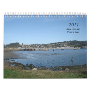 Calendário 2011, ao longo da costa ocidental de América