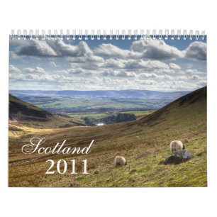 Calendário 2011 da paisagem de Scotland