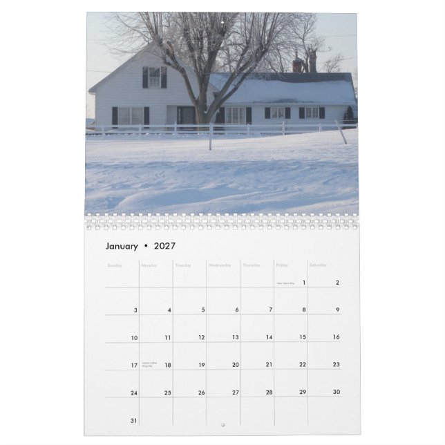 Calendário 2011 de Eller (Jan 2027)