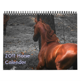 Calendário 2011 do cavalo