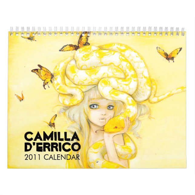 Calendário 2011 do d'Errico de Camilla (Capa)