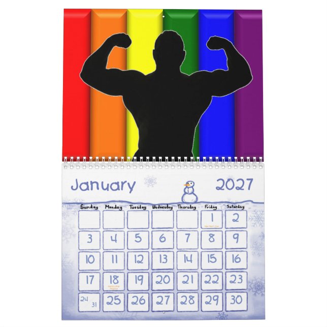 Calendário 2011 do orgulho gay (Jan 2027)