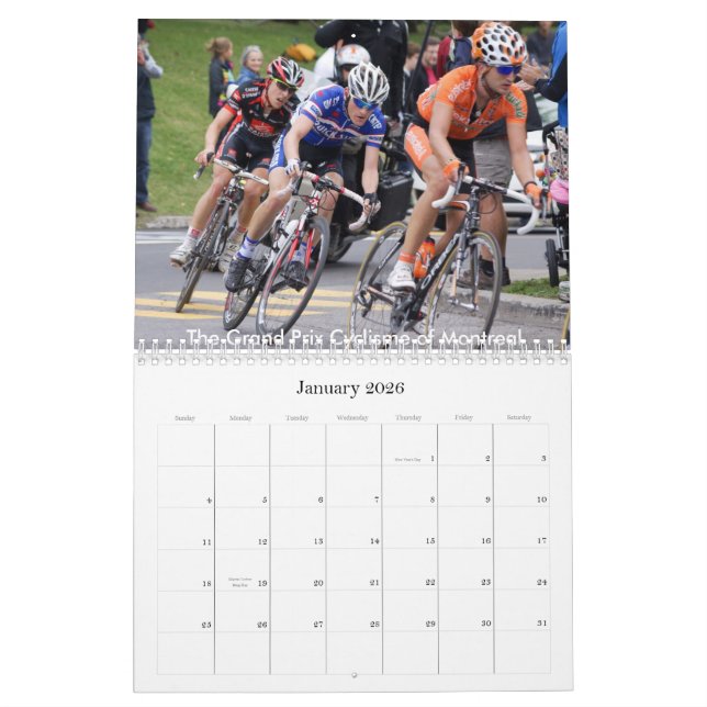 Calendário 2011 do treinamento e das excursões (Jan 2026)