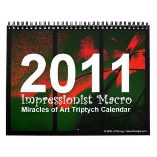 Calendário 2011 macro impressionista