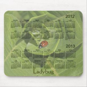 Calendário 2012-2013 do joaninha Mousepad