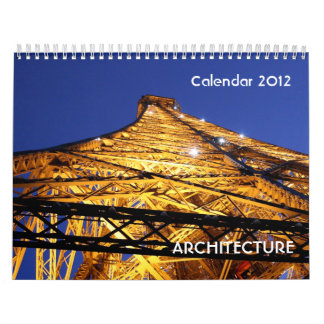 Calendário 2012 da arquitetura