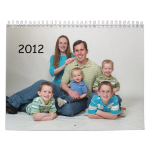 Calendário 2012 da família de Breeden