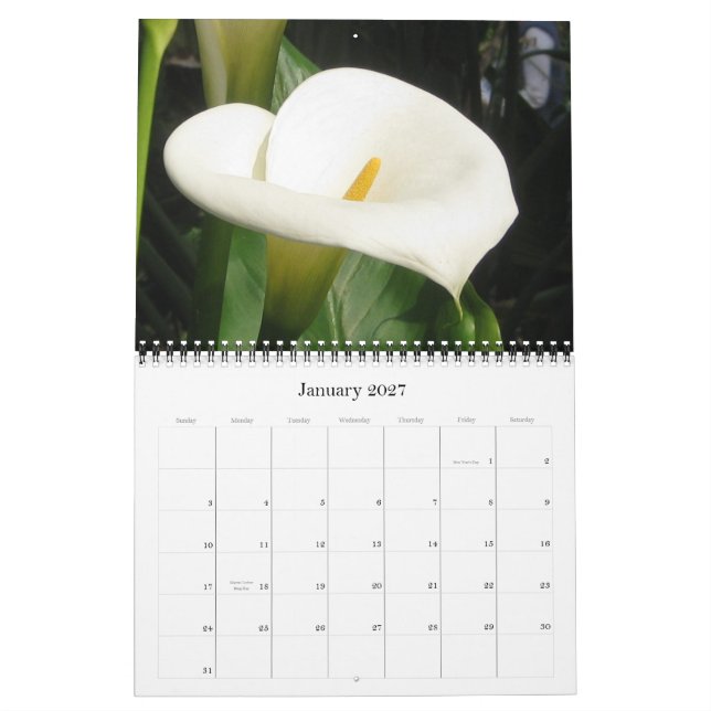 Calendário 2012 da flora da galeria de Kiyoshi (Jan 2027)