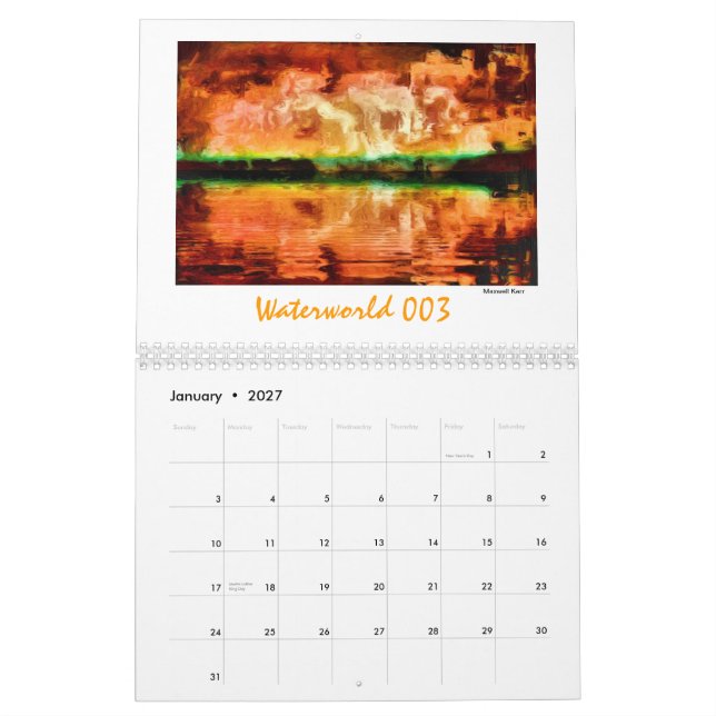 Calendário 2012 de Aleagraph (Jan 2027)