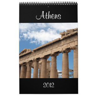 calendário 2012 de Atenas