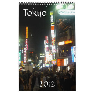 calendário 2012 de tokyo