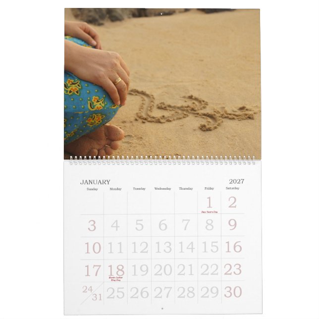 Calendário 2012 de Vidyaksha (Jan 2027)