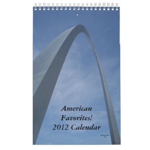 Calendário 2012. Favoritos americanos!