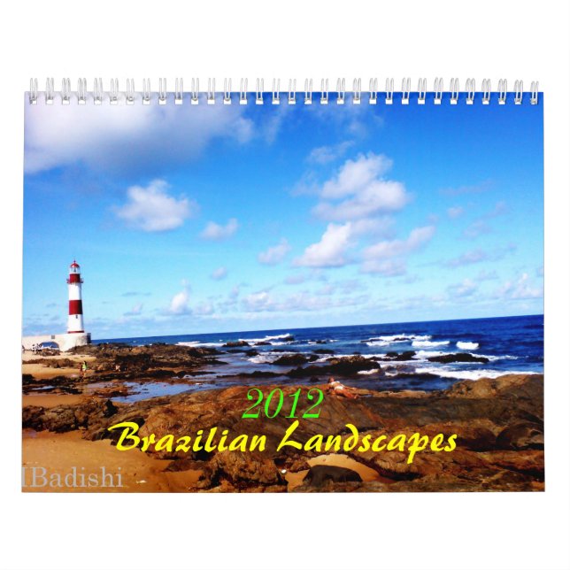 Calendário 2012 paisagens brasileiras (Capa)