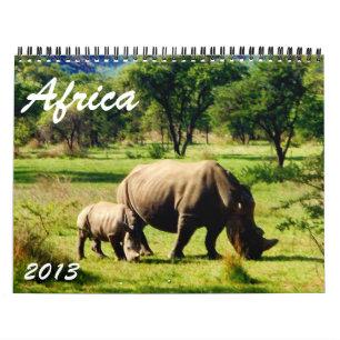 calendário 2013 áfrica