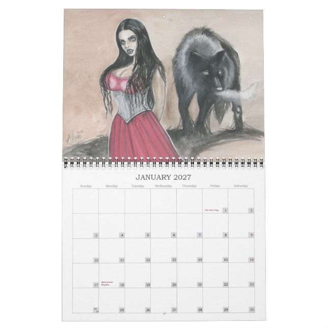 calendário 2013 da arte (Jan 2027)