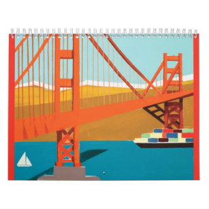 Calendário 2013 da arte de Chez Rhonel