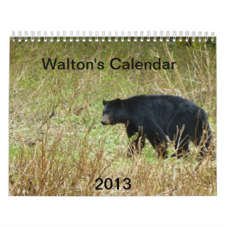Calendário 2013 de Walton