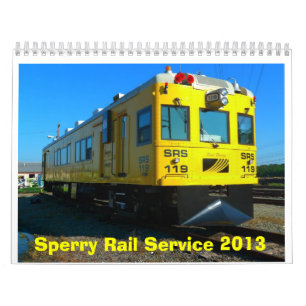 Calendário 2013 do trilho de Sperry
