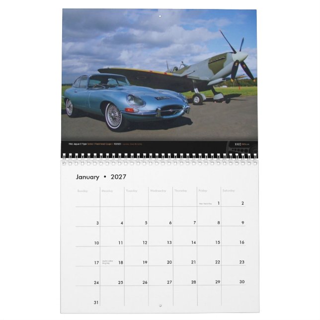 Calendário 2013 Fundraising de XKEdata (Jan 2027)