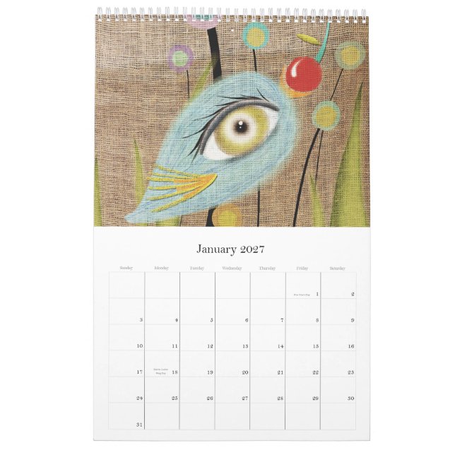 Calendário 2013 - Ilustrações de Rupydetequila (Jan 2027)