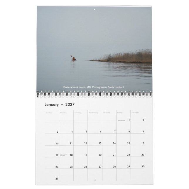 Calendário 2014 da associação dos Paddlers do (Jan 2027)