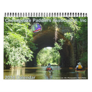 Calendário 2014 da associação dos Paddlers do