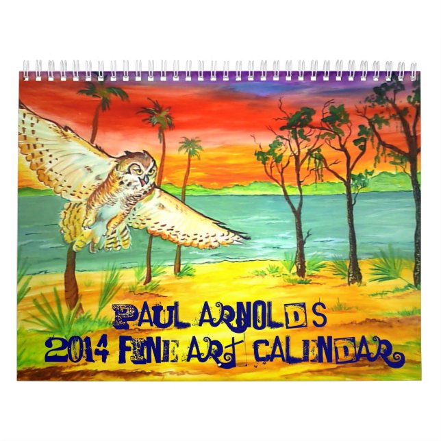 Calendário 2014 das belas artes de Paul Arnold (Capa)