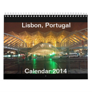 Calendário 2014 de Lisboa, Portugal (altere)