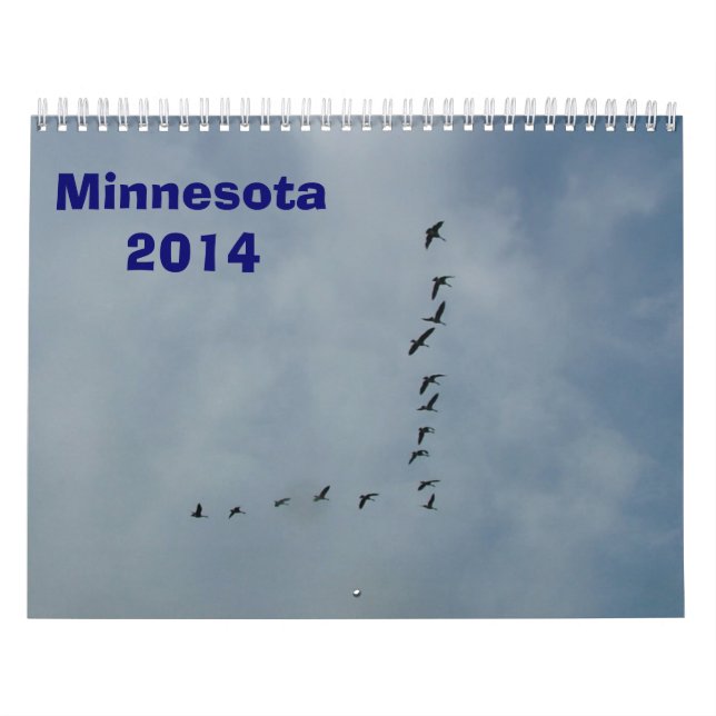 Calendário 2014 de Minnesota (Capa)