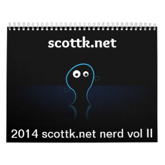 calendário 2014 do humor do nerd de scottk.net vol