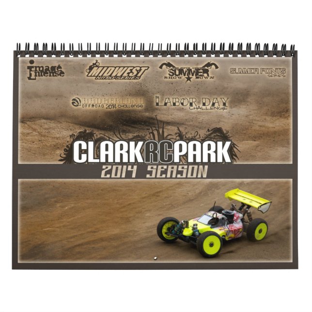 Calendário 2014 do parque de Clark RC (Capa)