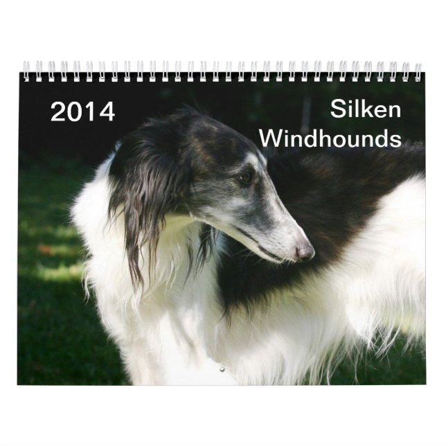 Calendário 2014 Windhounds macios 2-3 (Capa)