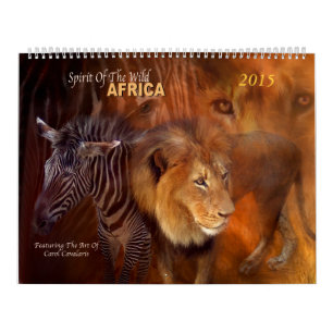 Calendário 2015 da arte de África