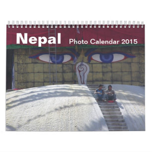 Calendário 2015 da foto de Nepal