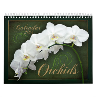 Calendário 2015 da orquídea